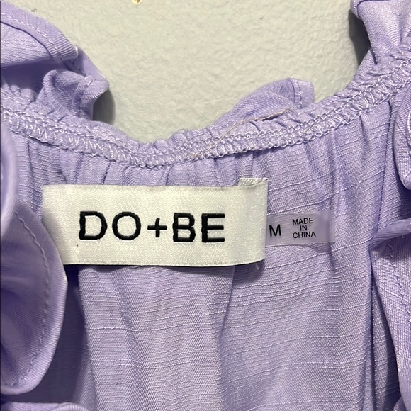 DO+BE Lavender Ruffle  Top - Picture 4 of 6